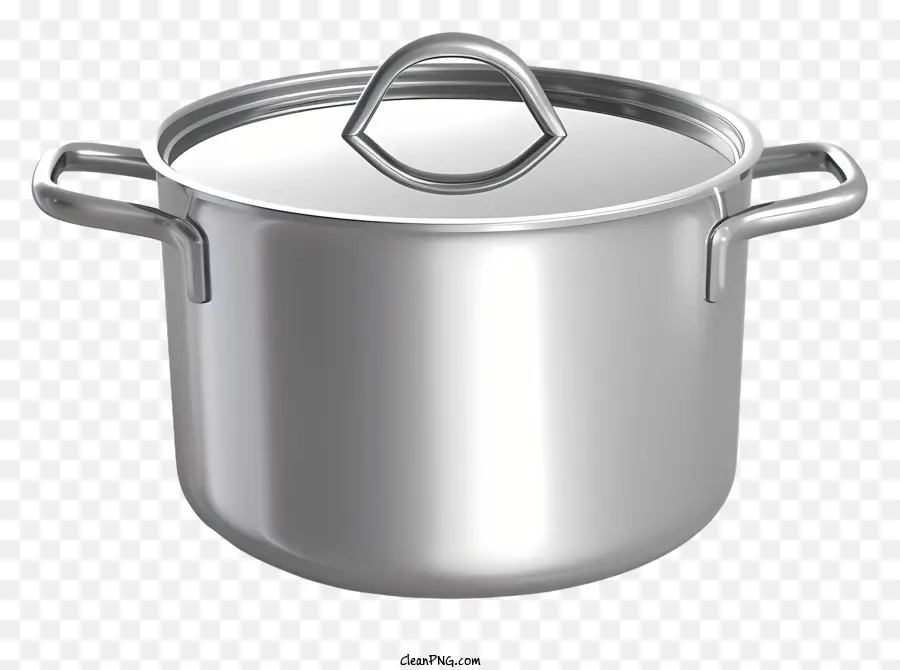 large pot stainless steel pot pot with handle round base pot flat surface pot