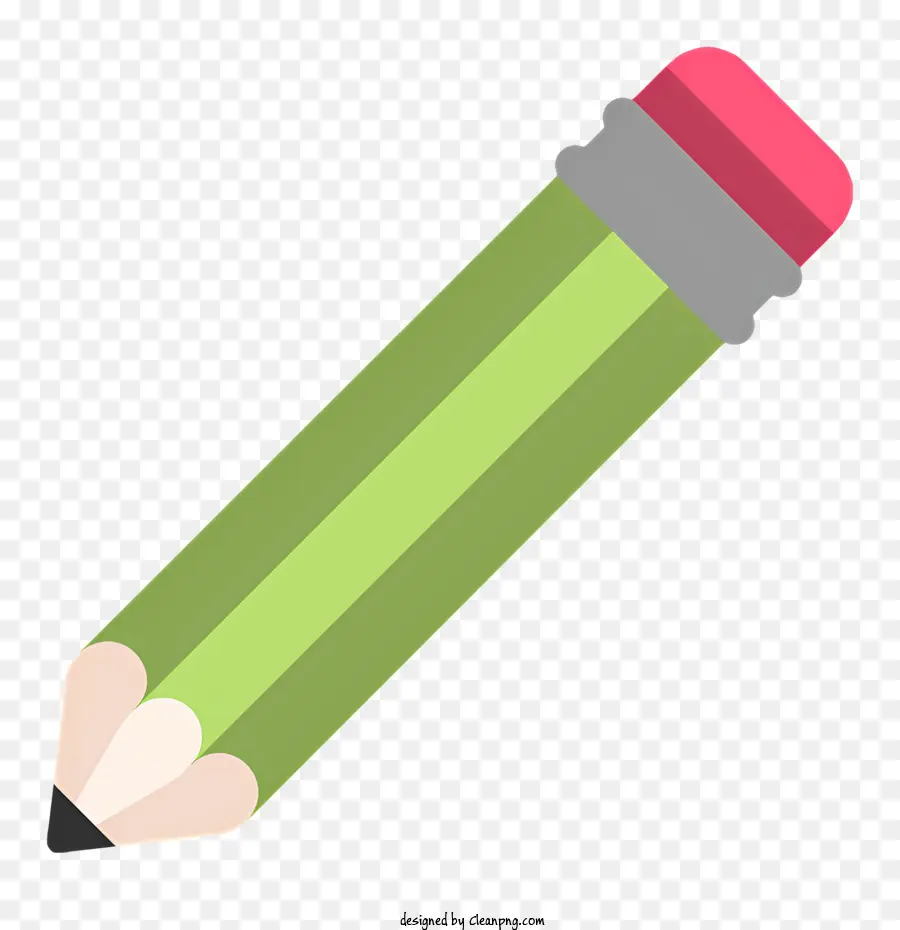 grünes Bleistift schwarzer Hintergrund geschärfte Spitze Holz oder plastische glänzende Oberfläche - Grüner Bleistift auf schwarzem Hintergrund, scharf und glänzend