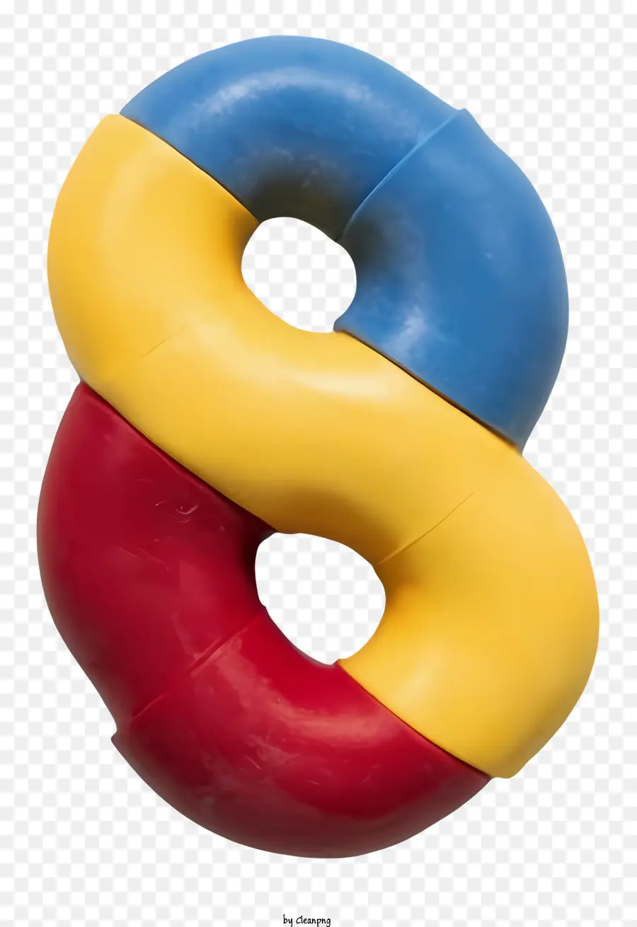 Gelb und blau Sechs Nummer 8 Person hält Bildhände Halten Bild schwarzer Hintergrund - Blau und gelb S-förmige sechs mit 8