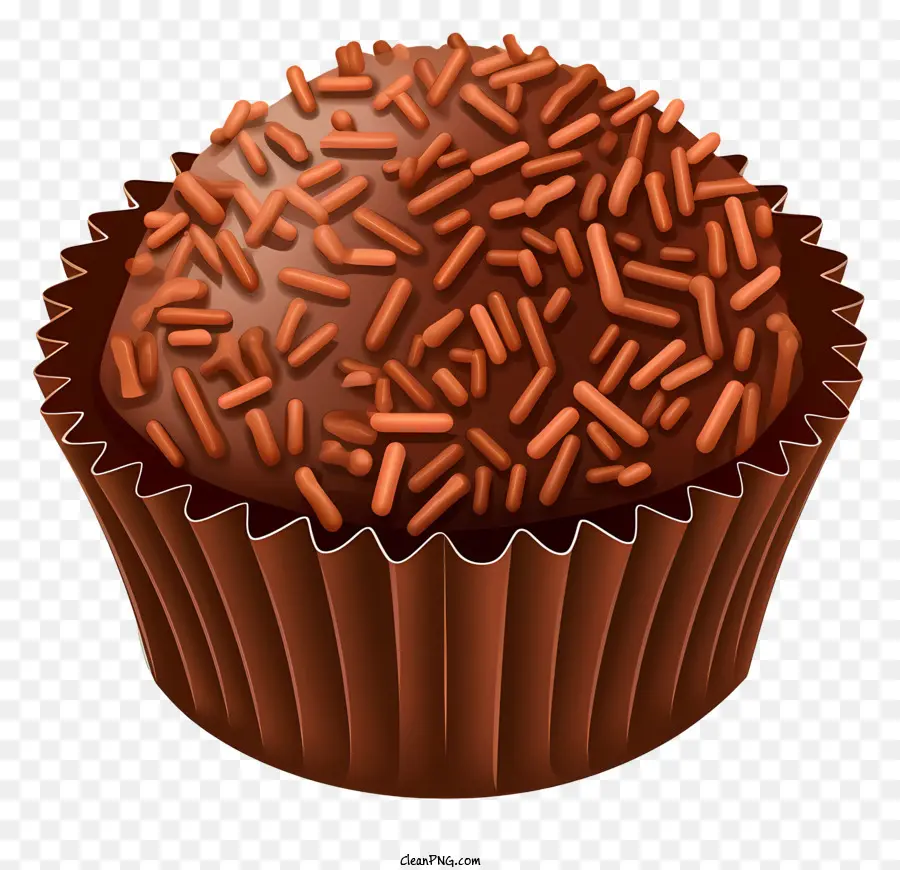 Schokoladen -Trüffel -Ganache -Schokoladenspäne Schlagsahne Dunkelbraune Schokolade - Hochauflösendes Bild von Schokoladen-Trüffel mit Sahne