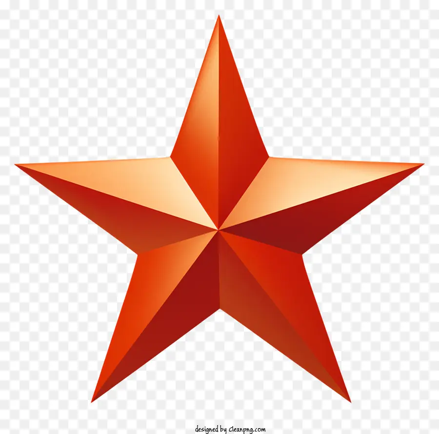 Roter Stern - Roter Stern auf schwarzem Hintergrund symbolisiert Kraft und Hoffnung