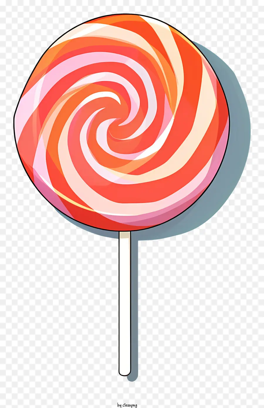 Lollipop Swirl Candy Sweet Lick - Lollipop su Stick con il testo 