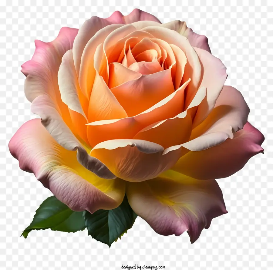 rosa - Bella rosa rosa con colore intenso e lucentezza