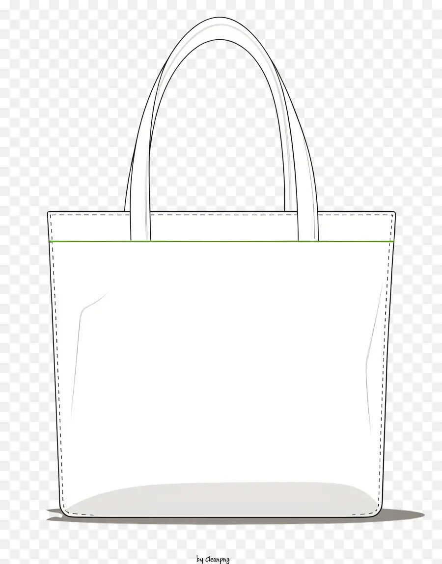 Einkaufstasche weiße Einkaufstasche Grüne Reißverschluss Tasche hochwertige Einkaufstasche Lebensmittel-Einkaufstasche - Weißer Einkaufstasche mit grünem Reißverschluss, hochwertig, vielseitig