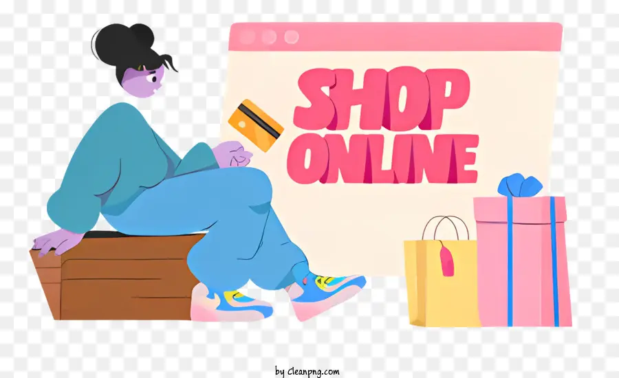 shopping online - 