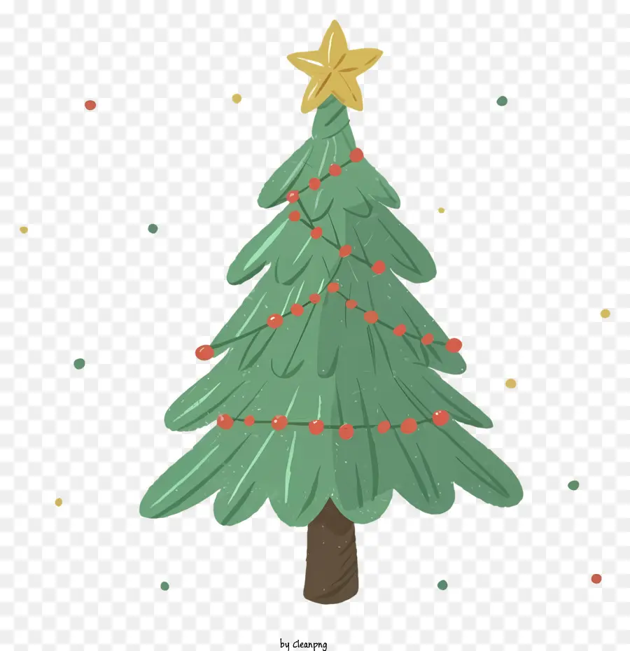 albero di natale - Albero di Natale festivo con ornamenti d'oro