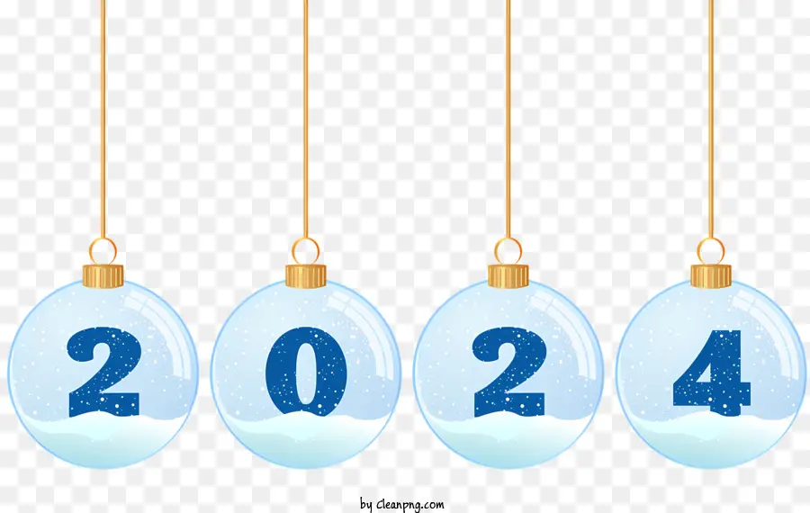 decorazioni per albero di natale - Tre ornamenti natalizi 2020 appesi e colori luminosi