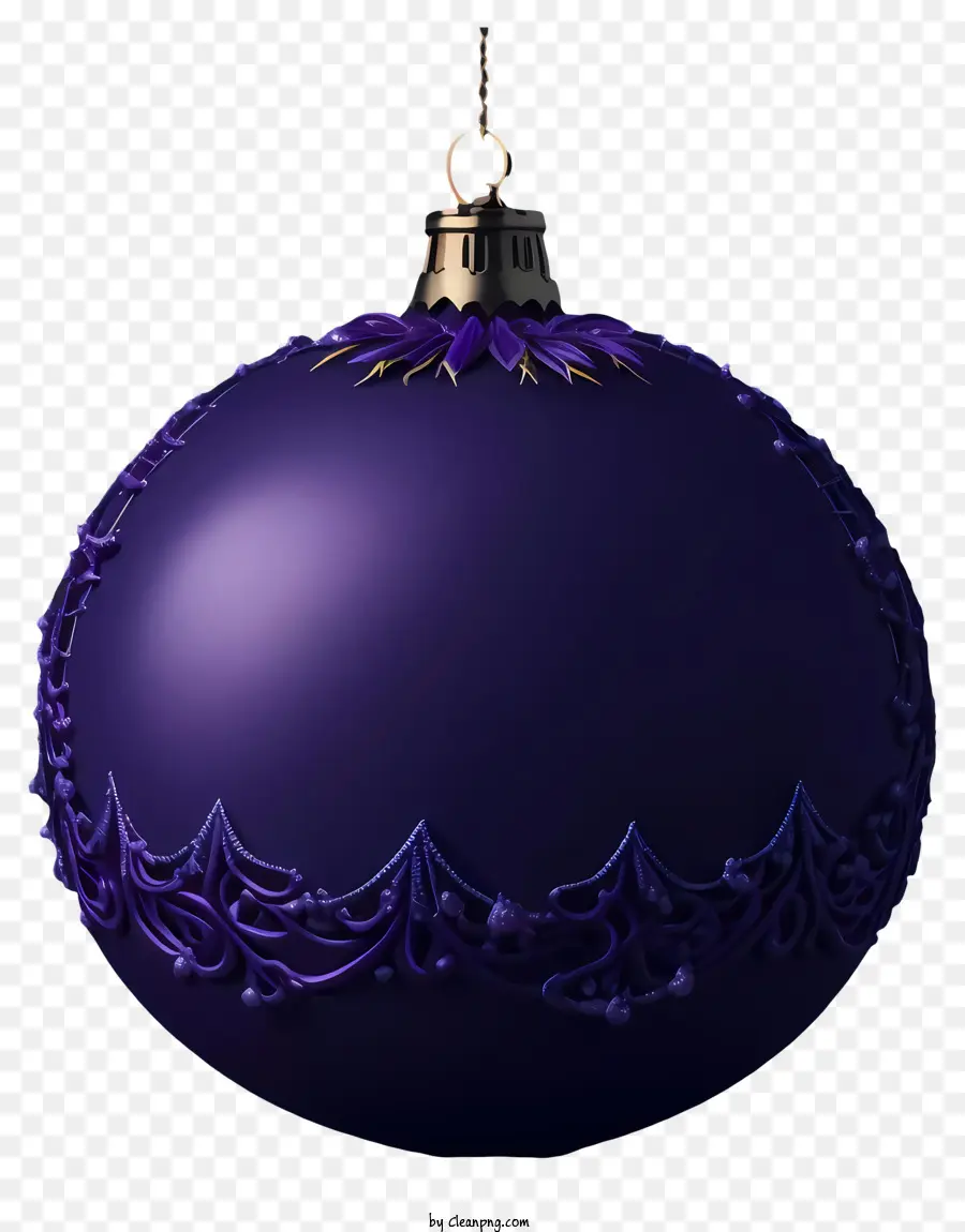 ornamento viola scuro ornamento appeso ornamento ornament decorazione a corda viola sospesa - Intricato ornamento viola scuro appeso a motivi