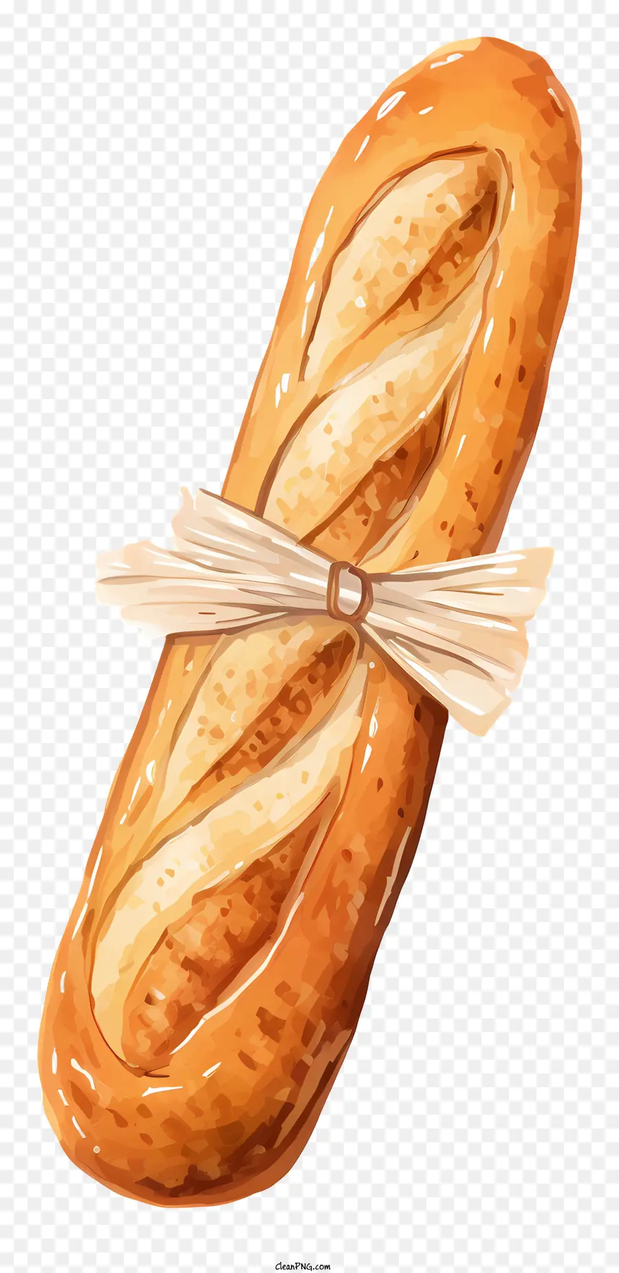 bánh mì baguette bột mì giòn mềm - Baguette với băng; 
Bánh mì nướng, giòn, mịn