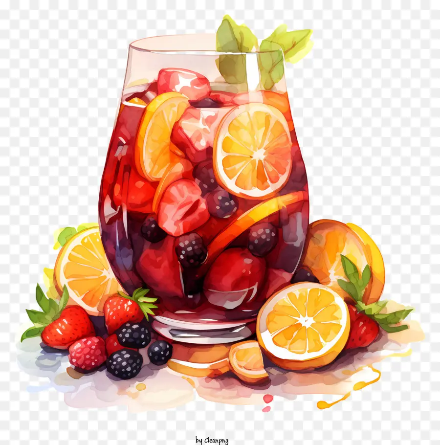 Fruchtsaft - Lebendiges Glas mit fruchtbarem Getränk am Tisch