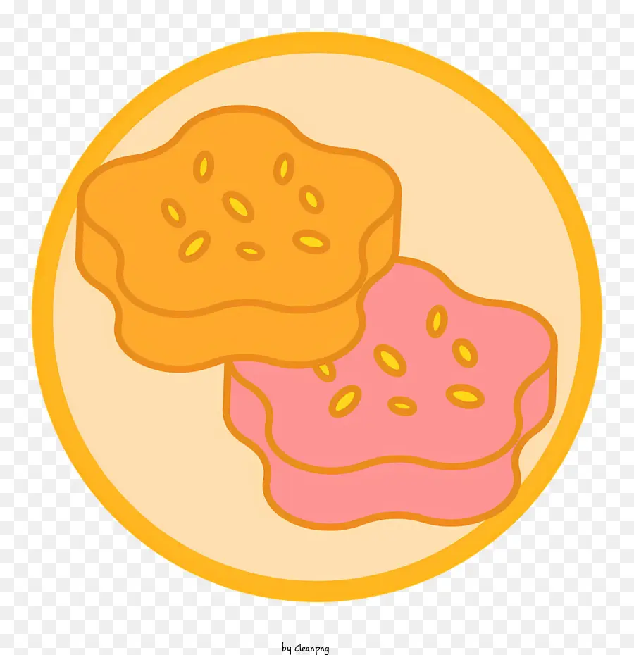 Bánh sinh nhật - Cận cảnh những chiếc bánh vàng và hồng với sương giá