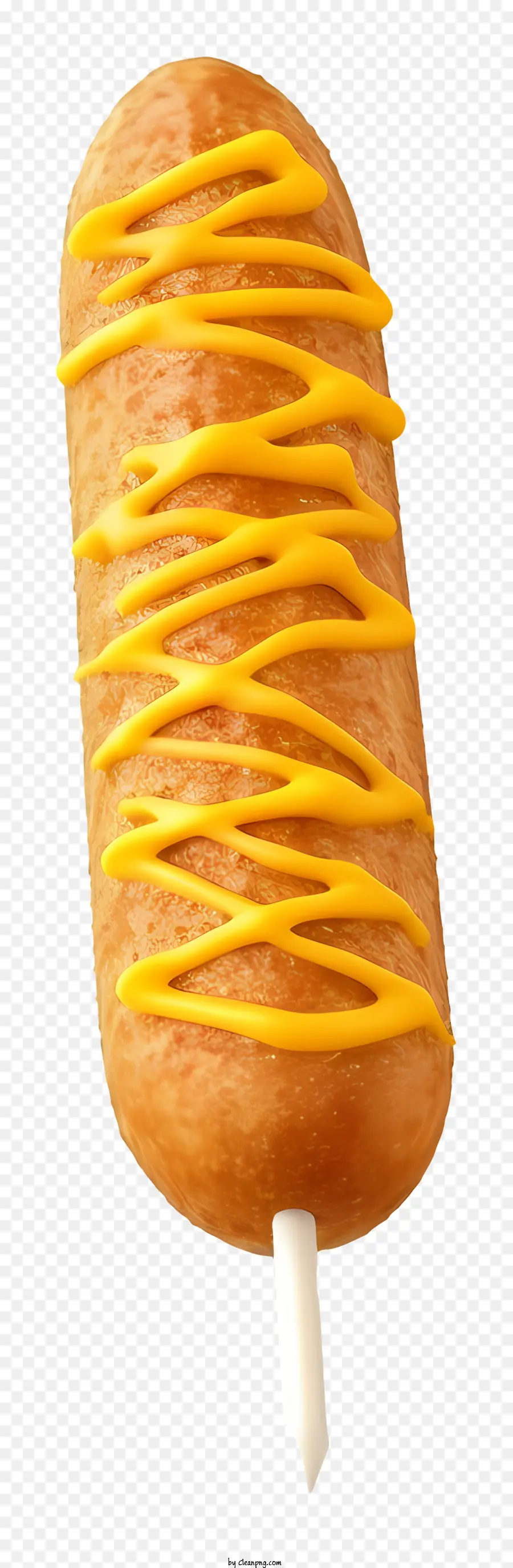 Bánh lát men màu vàng Dripping Stick - Bánh ẩm trên gậy với men màu vàng