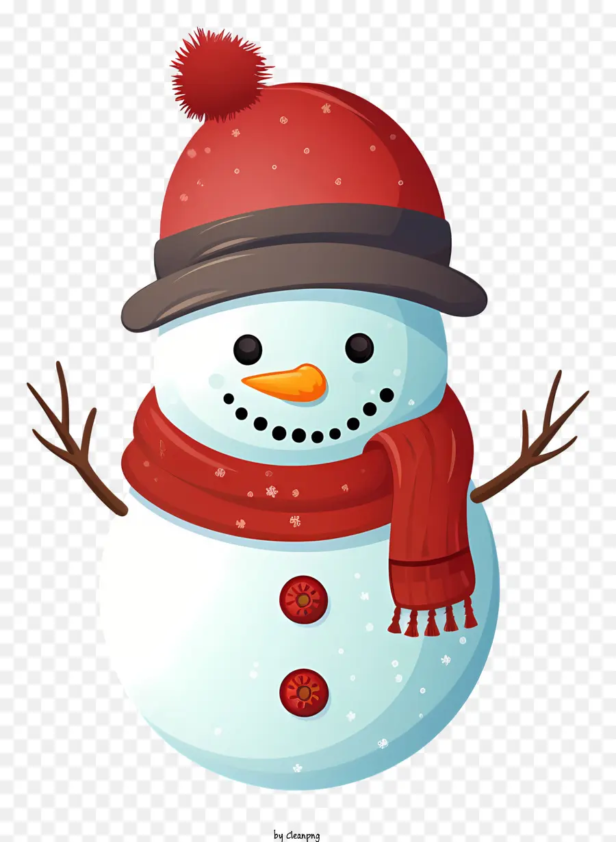 Pupazzo di neve - Snowman malizioso con slitta e occhiali