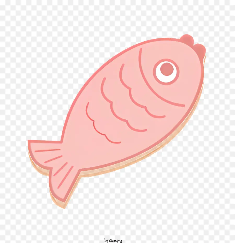 Pesce rosa di pesce con gli occhi e la coda pesce galleggiante sfondo nero pesce a naso sottile - Pesce rosa che nuota in acqua nera