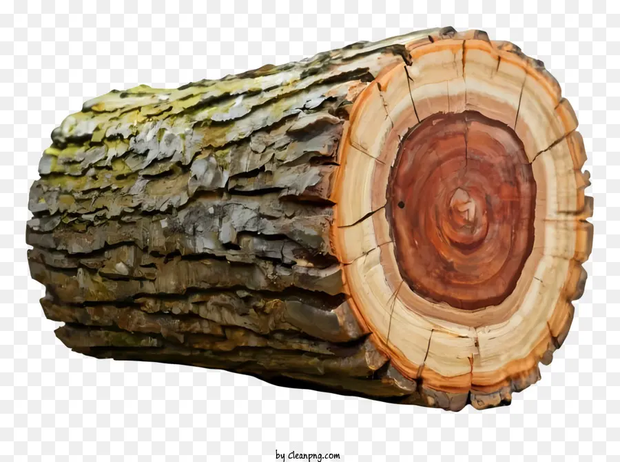 Log del nodo in legno di tela irregolare in legno a nodo circolare in legno - Registro del legno con nodo circolare sulla consistenza marrone