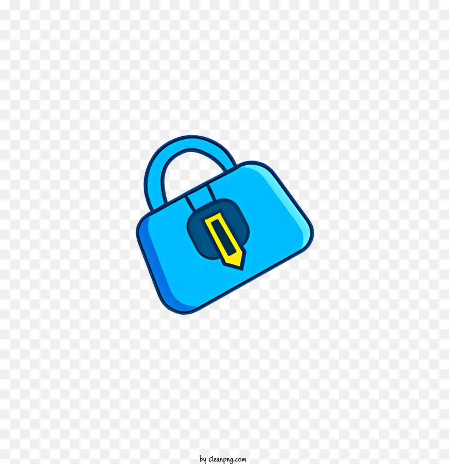 blue handbag yellow flap small handle lightweight bag flexible material