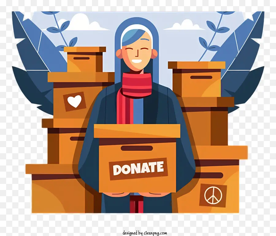 Spenden Sie Wohltätigkeitsorganisationen, die Philanthropie zurückgeben und anderen helfen - Person, die für wohltätige Zwecke mit Frieden und Herz spendet