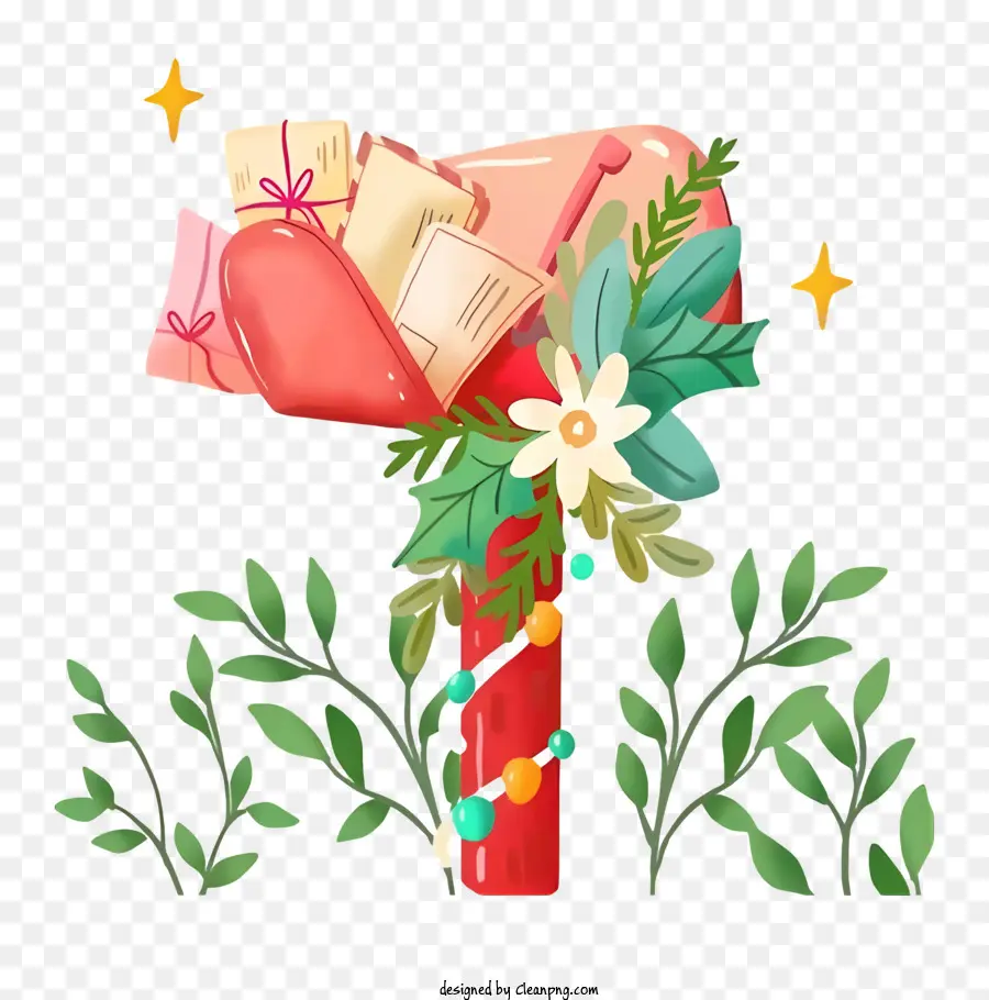 bouquet di fiori - Bouquet a forma di mano con rose, garofani e fogliame