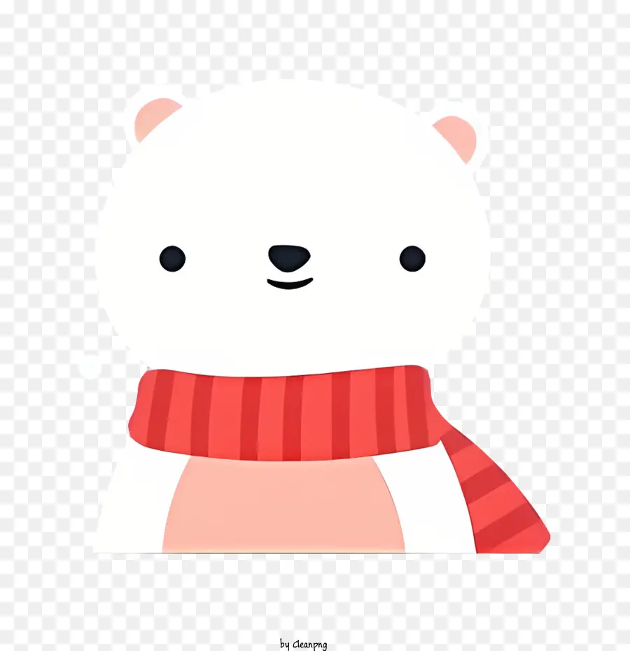 bộ phim hoạt hình gấu màu đỏ khăn trắng gấu đen mắt đen - Gấu hoạt hình với khăn quàng màu đỏ, cung và găng tay