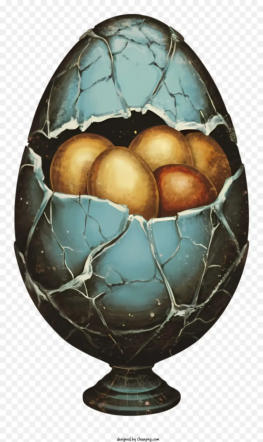 Trứng vỡ nứt trứng trứng vàng trứng màu nâu tiếp xúc với lòng đỏ - Vỏ trứng nứt với lòng đỏ màu vàng và nâu