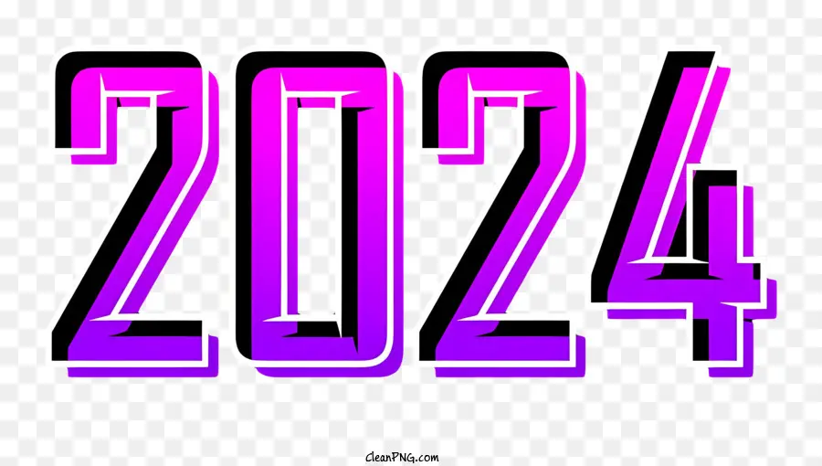 neon colors pink and purple black background green number yellow number