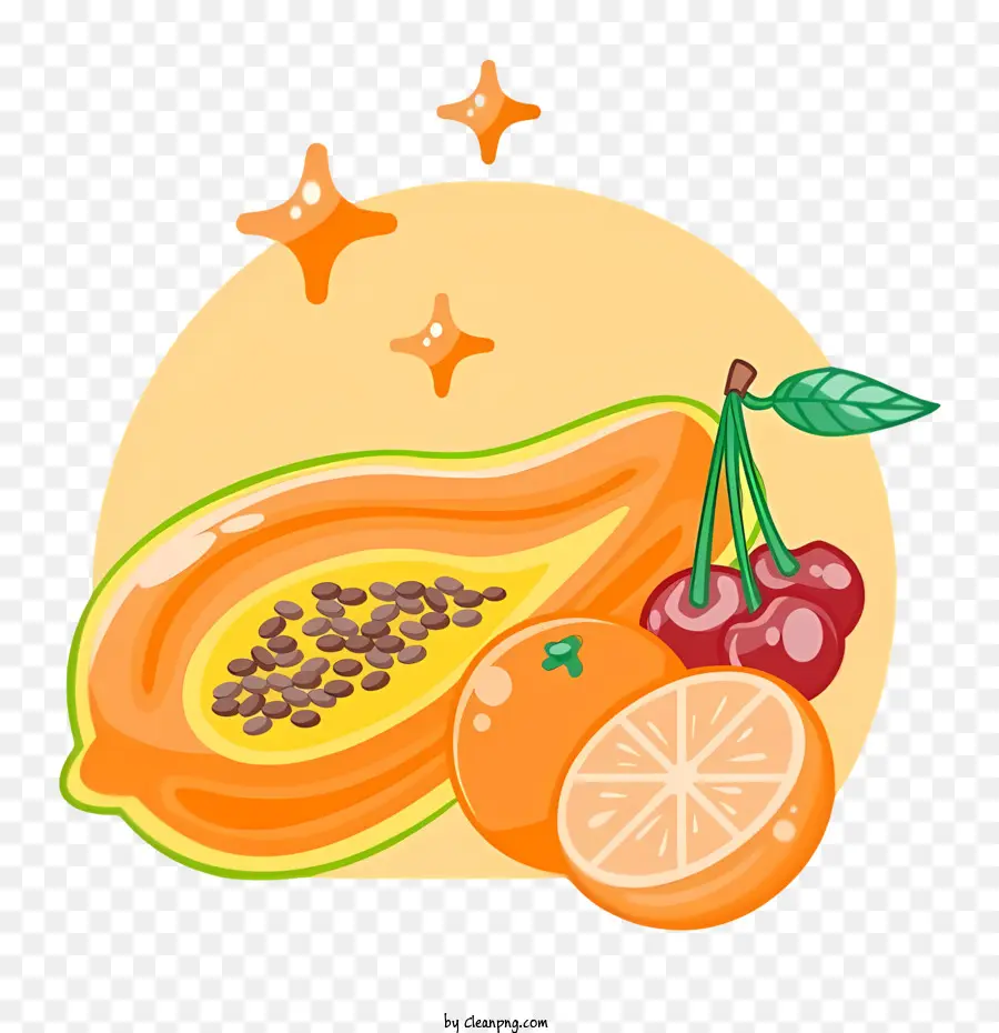 trái cây chuối cam dứa bảng - Trái cây tươi được sắp xếp trong một căn phòng đầy nắng