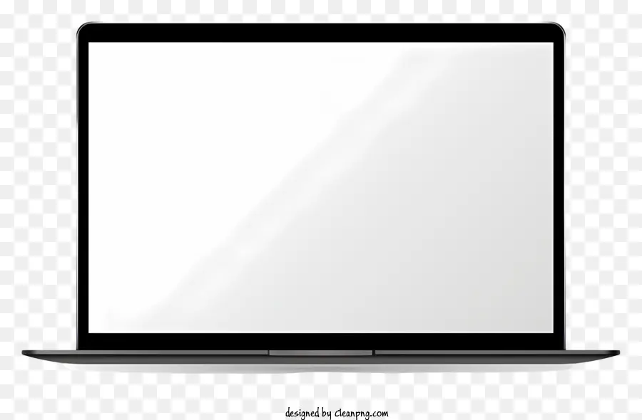 macbook - MacBook professionale sullo schermo bianco sulla superficie nera