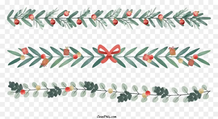 Weihnachten Kranz - Weihnachtskranz mit Holly -Beeren und Bogen. 
Einfaches und elegantes Design. 
Vielseitige Dekoration. 
Bewertung: 4