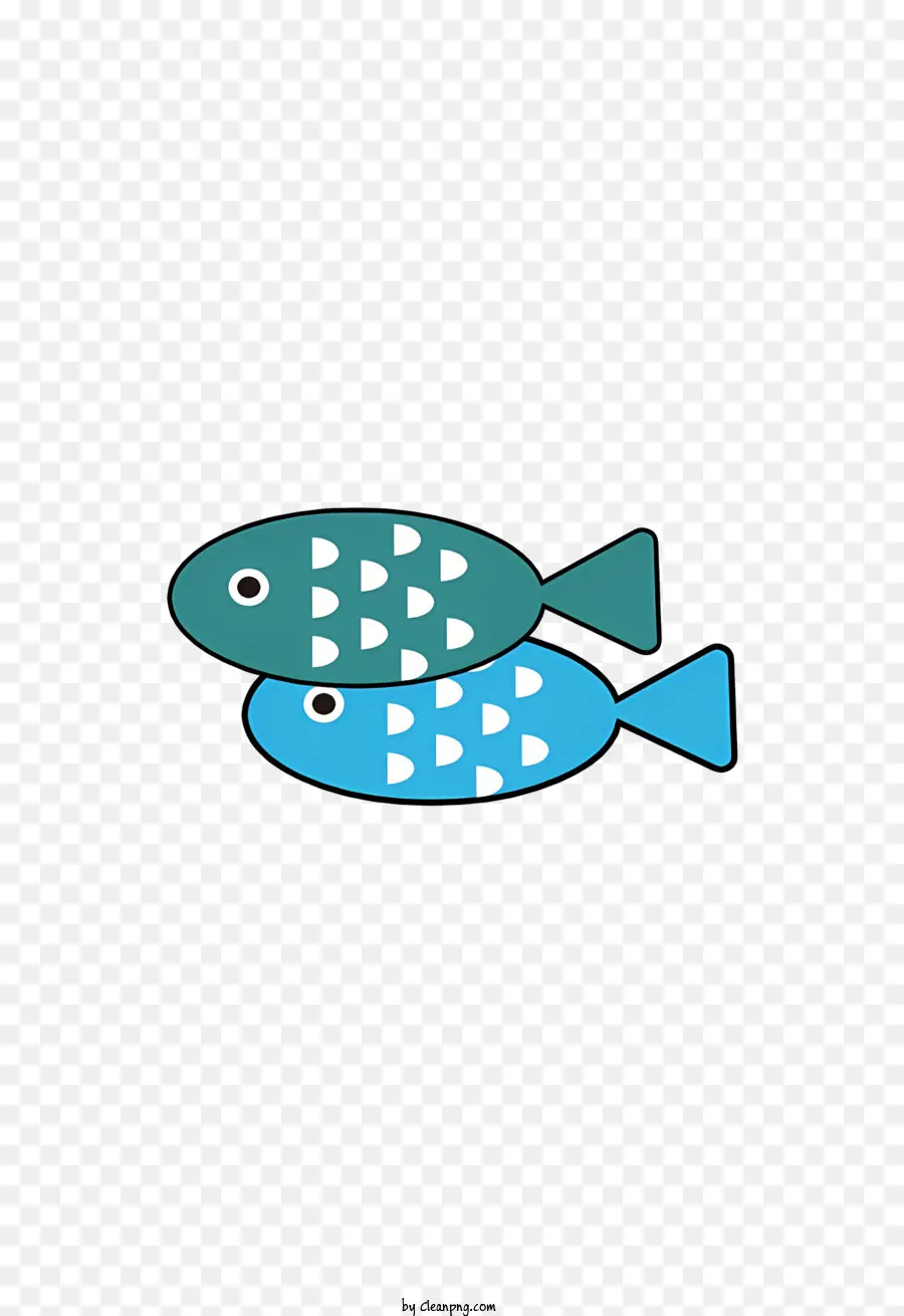 Fisch schwimmen nach oben nach unten klein - Zwei Fische schwimmen, einer nach oben und einer unten