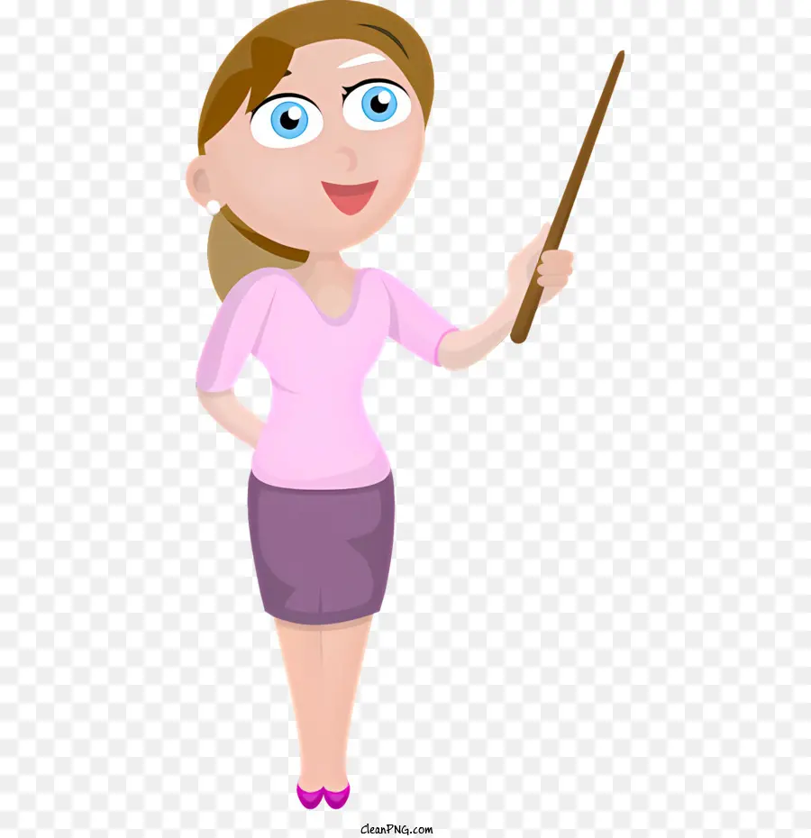 Frau schwarzer Hintergrund zeigt Bleistift lila Hemd - Selbstbewusst, glückliche Frau im lila Hemd, das richtig zeigt