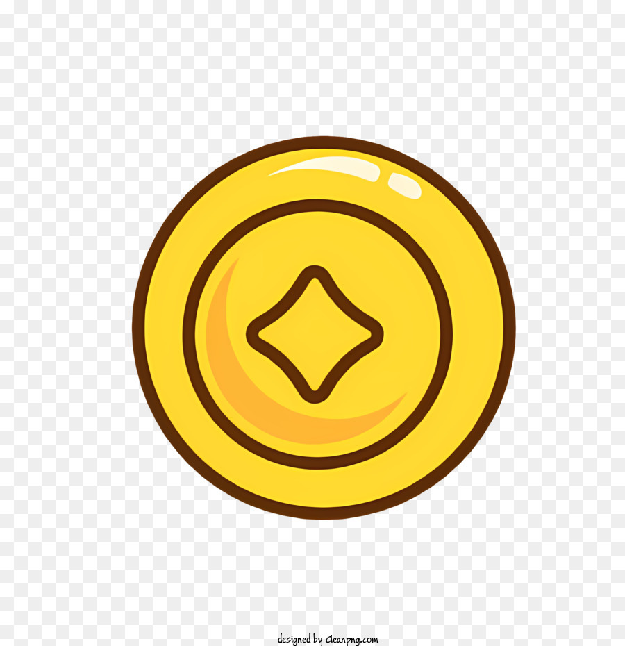 Goldmünze - Goldmünze mit Stern, schwarzer Hintergrund