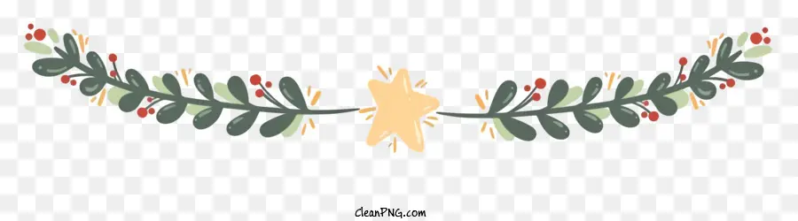 Kranzblätter Blüten Blumen grüne Farben - Zeichnung des Kranzes mit grünen Blättern und farbenfrohen Blumen, Band enthalten