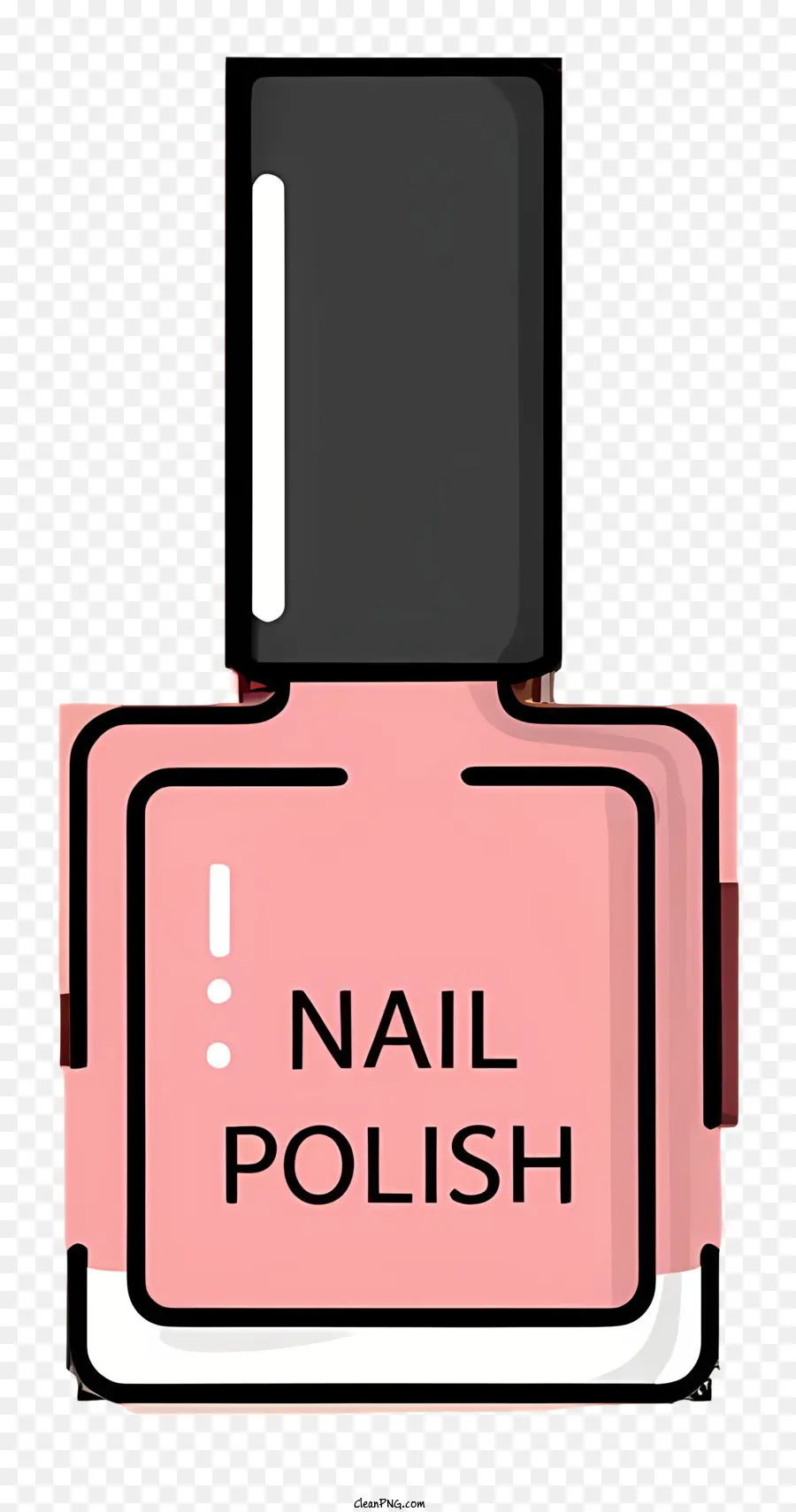 pink nail polish nail polish bottle black background nail polish label white lettering