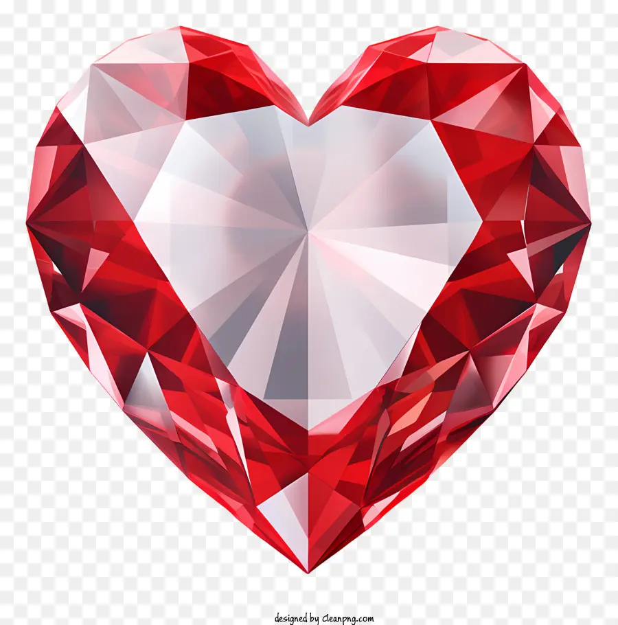 Rot Herzkristall Symbol der Liebe Kristallschmuck Herzförmiges Edelstein Romantische Geschenk - Beliebtes Symbol der Liebe und Zuneigung: herzförmiger Kristall