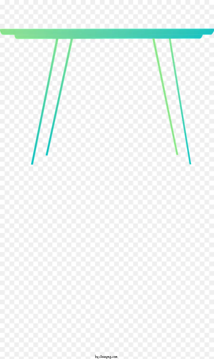 tavolo a strisce verdi e blu tavolo da tovaglia nera con quattro gambe design del design della linea orizzontale - Tavolo a strisce verdi e blu con tovaglie nera