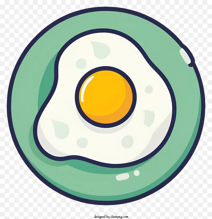 gebratenes Ei knusprig - Gebratenes Ei mit knusprigem Weißen und flüssigem Eigelb