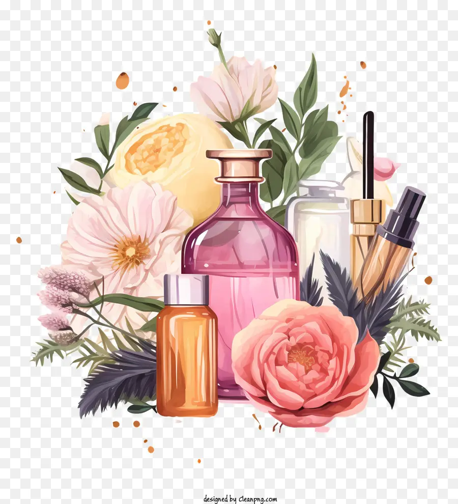 rosa Rosen - Rosa Rosen, Parfüm und Lipgloss Bouquet