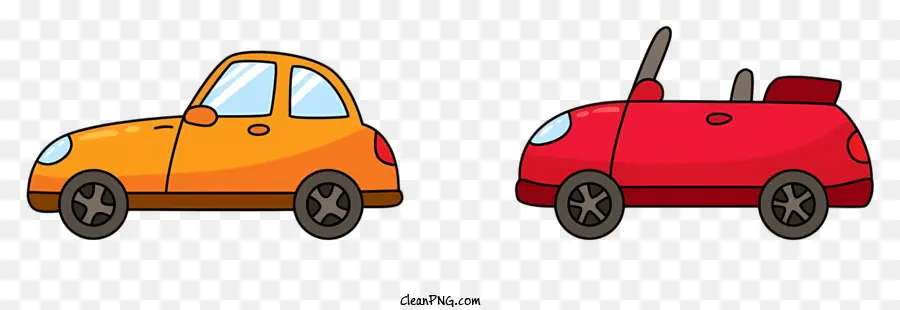 xe màu đỏ xe màu xanh mở cửa lái xe bên kia xe - Hai chiếc xe đỗ đối diện nhau, cửa mở