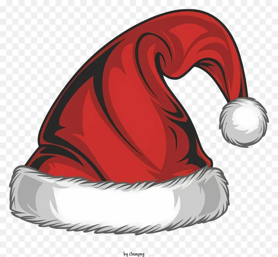 Weihnachtsmann Hut - Ikonischer Weihnachtsmann -Claus -Hut, der die Freude für die Weihnachtsfreude darstellt