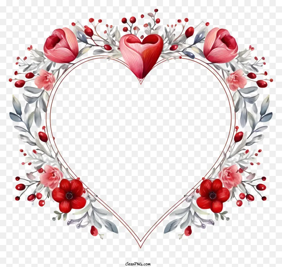 hoa khung - Khung hoa hồng hình trái tim với mô hình xếp tầng