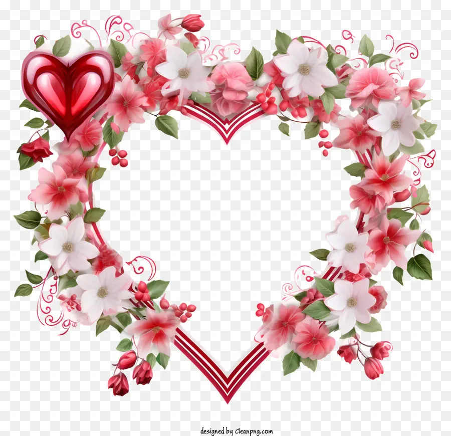 Il Giorno di san valentino - Giorna di San Valentino fatta di fiori. 
Romantico
