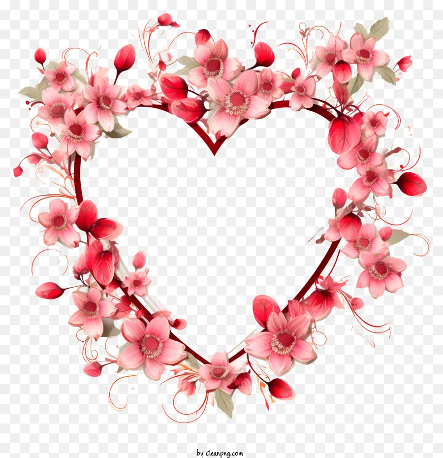 hoa sắp xếp - Trái tim hoa hồng và trắng trên nền đen