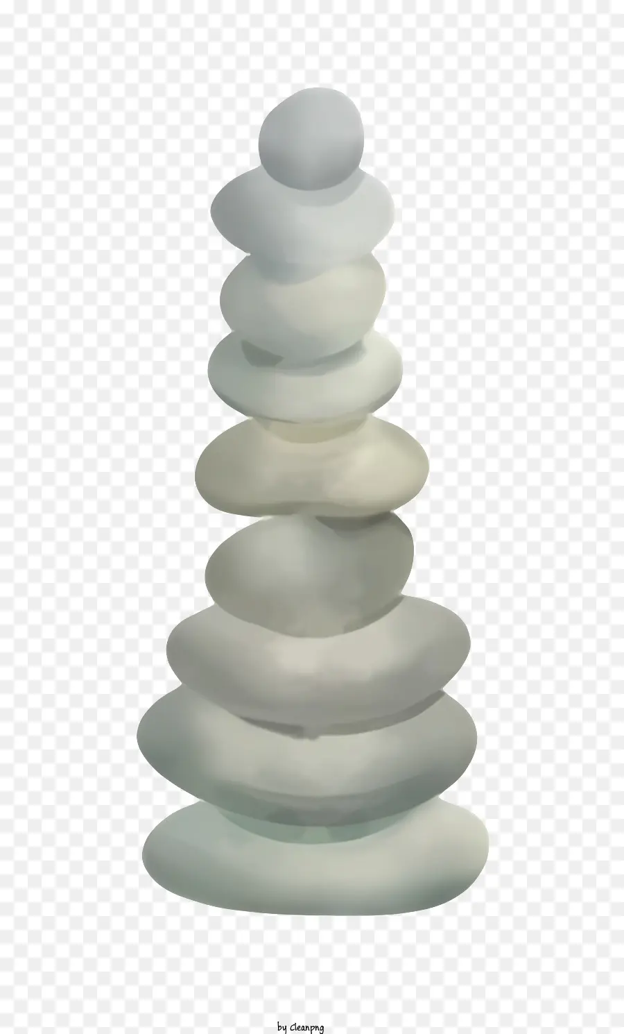 Steinstapel Zen Kunst ausgeglichene Steine ​​Steinskulpturen Naturdekorationen - Stapel weißer Steine ​​ohne Text