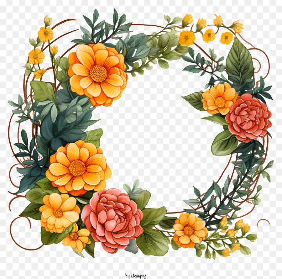 Floral wreath