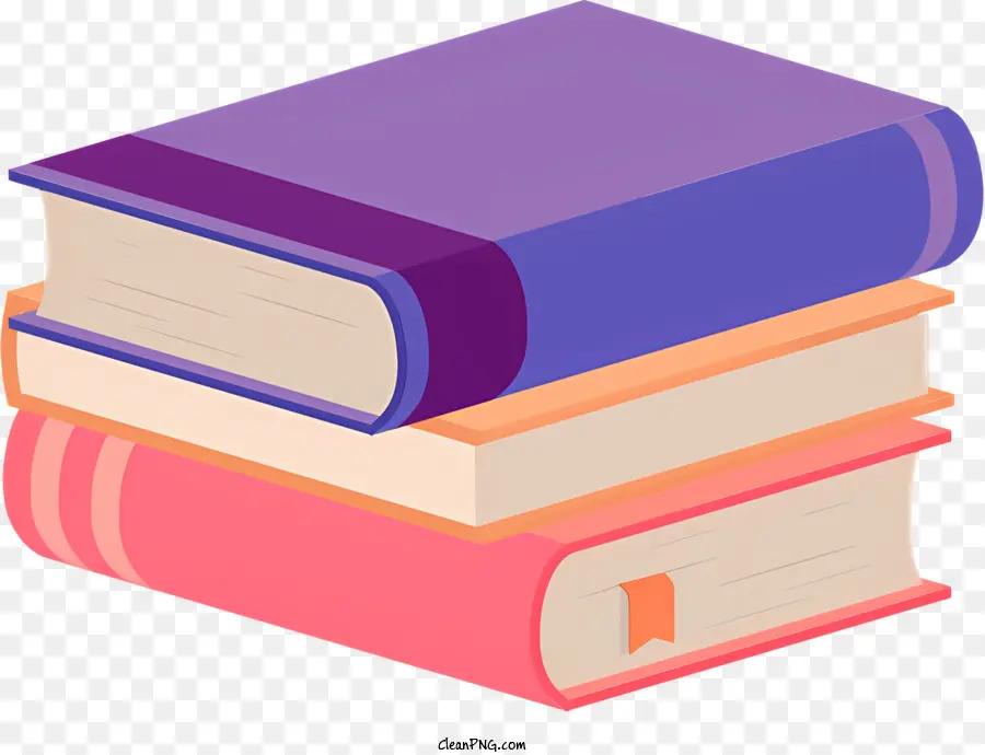 books stack pink books purple book diagonal formation