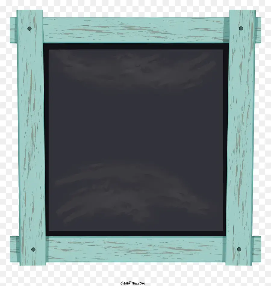 gỗ khung - Khung gỗ hình chữ nhật với bề mặt bảng phấn màu xanh lá cây