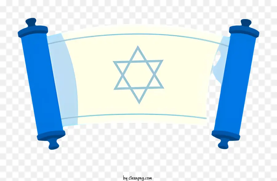 Torah Scroll Star di David Ebraico testo Ebraico Simbolo religioso ebreo Heritage - Torah scorrere con la stella di David e il testo ebraico