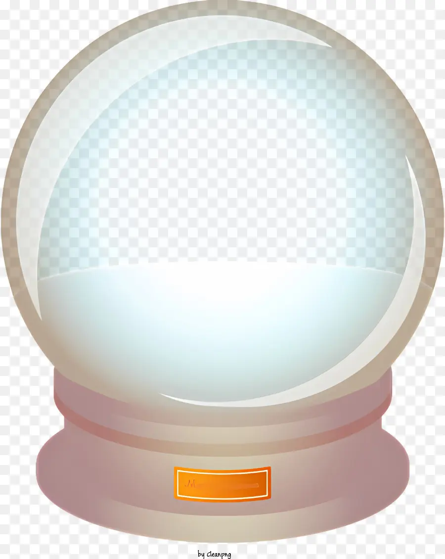 Ball pha lê màu xanh ánh sáng màu trắng bói toán cơ sở - Quả bóng pha lê trong suốt với ánh sáng xanh bên trong