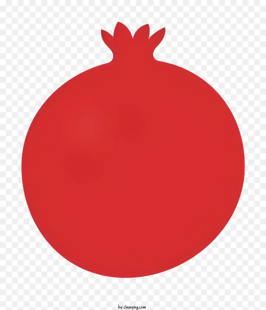 pomegranate fruit tree red round shape