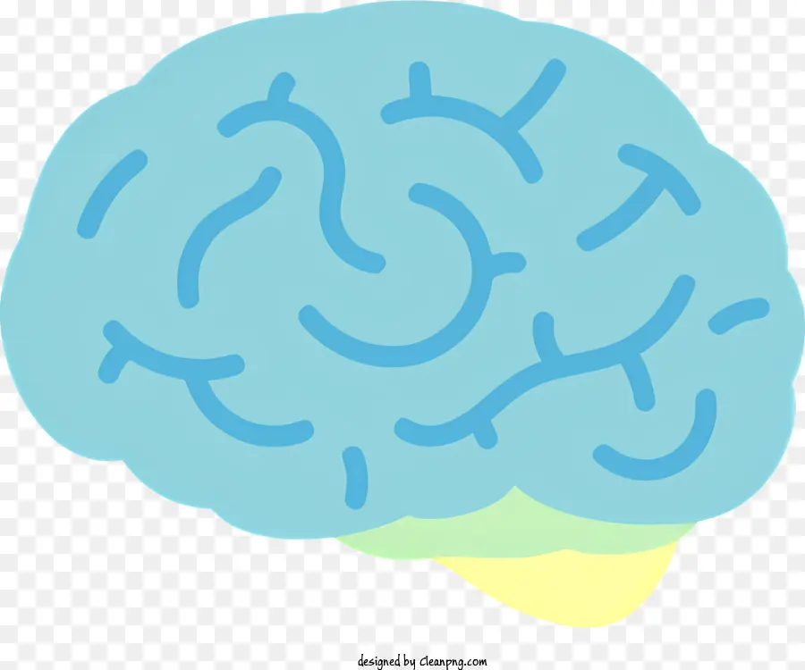 human brain 3d rendering gray background white lighting highlights and shadows